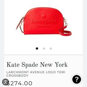Kate Spade Hot Chili logo bag!